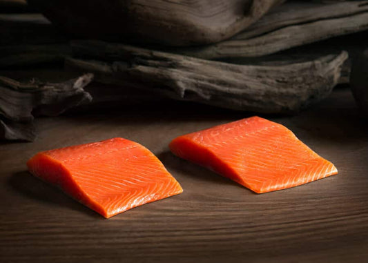 Alaskan Sockeye Salmon Portion Skin-On PBO 4oz (vacuum packed)