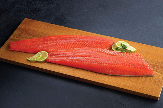 Alaskan Sockeye Salmon #1 PBO Skin-on Fillet (vacuum sealed)